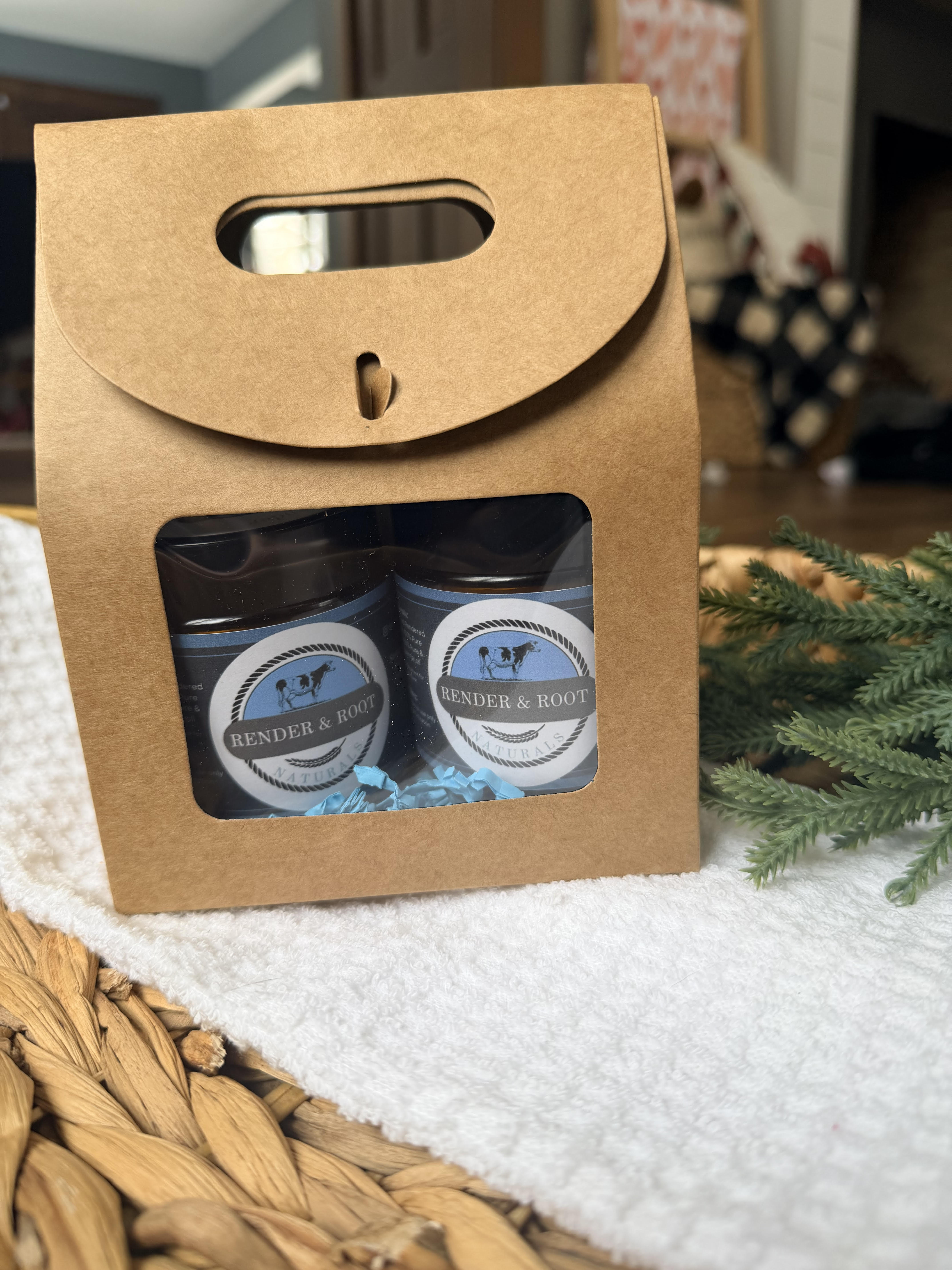 Render & Root Naturals packaged products